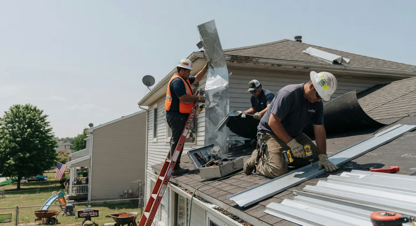 Storm Damage Metal Roof Repair in Cottonwood, AL